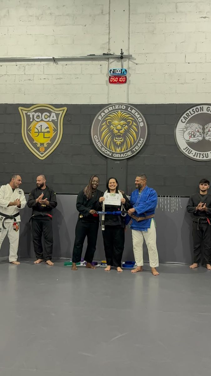 Formatura de faixa na Carlson Gracie Mirassol